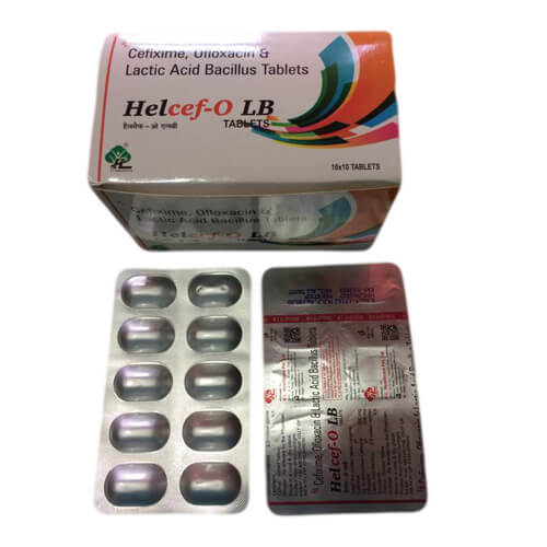Cefixime Ofloxacine with LB Tablets