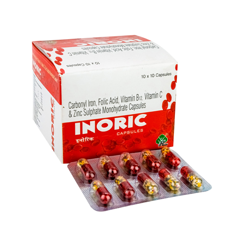 Carbonyl Iron 100mg, Folic Acid1.5mg and Vitamin B12 15mcg Capsules