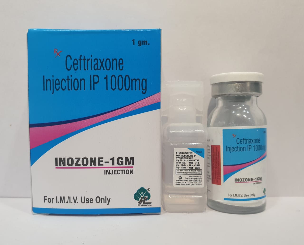 Ceftriaxone 1000mg injection