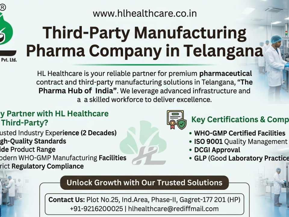 Third-Party Manufacturing Pharma Company in Telangana
